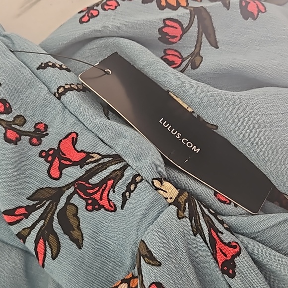 Lulu’s One Sweet Day Light Blue Floral Print XS - Picture 10 of 16